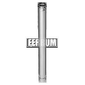 Дымоход 1,0м (430/0,5 мм) D140 Ferrum