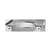 Стеновой хомут ( AISI 430) D100 Ferrum